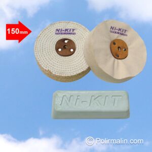 KIT DE POLISSAGE POUR INOX 150 MM