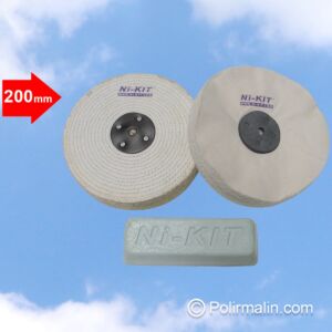 KIT DE POLISSAGE POUR INOX 200 MM