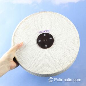 TAMPON DE POLISSAGE EN SISAL COUSU POUR FILET CONIQUE W1  -  300 MM