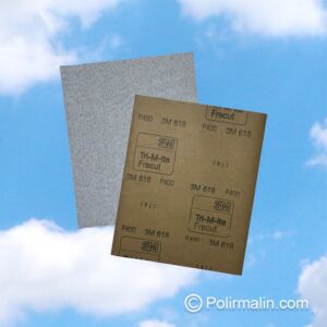 3M PAPIER ABRASIF FREE-CUT P400 - 1 FEUILLE 