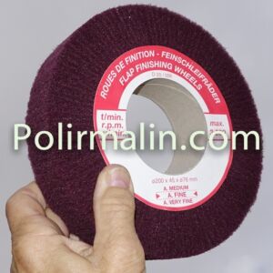 ROUE DE FINITION EN NYLON ABRASIF 200 x 45 x 76 MM - A FIN