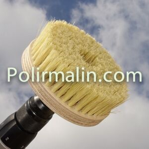 BROSSE À POLIR OU À CIRER Ø 100 MM À TIGE DE 6 MM EN TAMPICO 