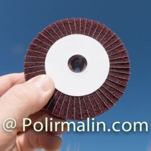 ROUE 100 X 25 X 16/6 MM COMBINÉ TOILE/NYLON ABRASIF